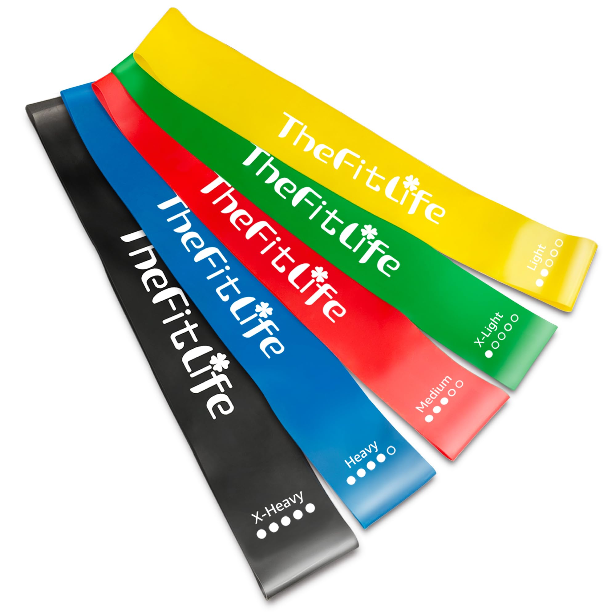 Amazon.co.jp: TheFitLife トレーニングチューブ ヒップバンド 5本